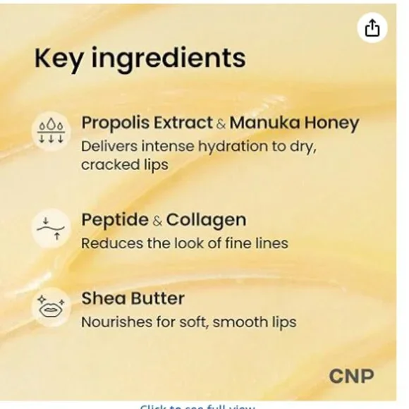 CNP Honey Lip Butter - Propolis Lipcerin - Picture 5 of 6